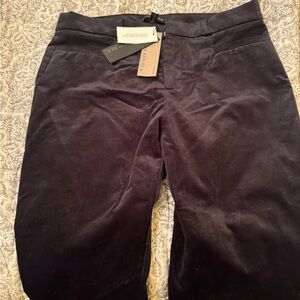 NWT banana republic Sloan velvet pants